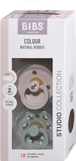 Okrogla duda Colour, lateks - Bumblebee 6-18m BIBS