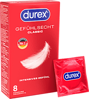 Kondome Gefühlsecht Classic, Breite 56mm Durex