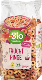 Knuspermüsli, Fruchtringe dmBio