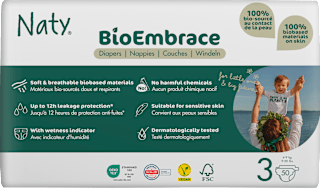Windeln BioEmbrace Gr. 3 (4-9 kg) Naty
