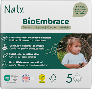 Windeln BioEmbrace Gr. 5 (11-25 kg) Naty