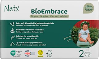 Windeln BioEmbrace Gr. 2 (3-6 kg) Naty