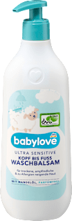 Detský umývací balzam Ultra Sensitive babylove
