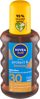 Olej na opaľovanie v spreji Protect & Bronze OF 30 NIVEA SUN