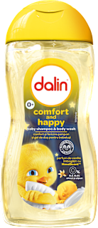 Șampon&gel de duș cu parfum de vanilie, pentru bebeluși Dalin