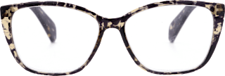 Fertig-Lesebrille Cateye demi bunt +3,50 Visiomax