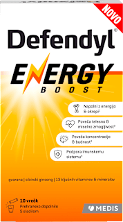 Energy Boost prehransko dopolnilo Defendyl