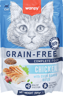 Popolna hrana za odrasle mačke s piščancem wanpy