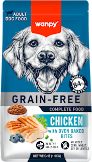 Popolna hrana za odrasle pse s piščancem wanpy