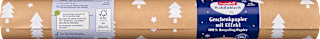Geschenkpapier Calgary, Naturpapier/Lack weiß, Kurzrolle Profissimo