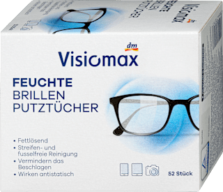 Salviette umidificate per occhiali Visiomax