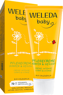 Hidratantna krema za osjetljivu i suhu kožu beba s nevenom  WELEDA baby