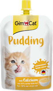 Nahrungsergänzung Katze, Pudding mit Calcium GimCat