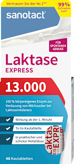Express Laktase 13000 Kautabletten 40 St sanotact