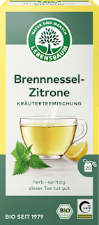 Kräutertee Brennessel-Zitrone (20 Beutel) LEBENSBAUM