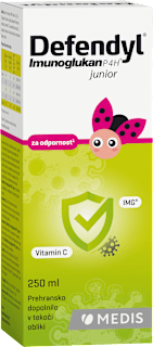 Imunoglukan P4H® junior prehransko dopolnilo za odpornost Defendyl