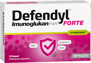 Imunoglukan P4H® FORTE prehransko dopolnilo za odpornost Defendyl