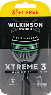 Pánske jednorazové holiace strojčeky Xtreme 3 Black Edition WILKINSON SWORD