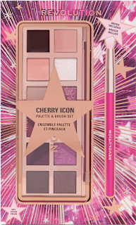 Cherry Icon paleta sjena za oči i četkica REVOLUTION