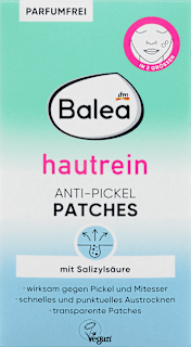 Pattanás-leszárító tapasz Hautrein, szalicilsavval Balea