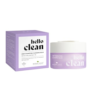Почистващ и хидратиращ балсам за лице Hello clean BIOBALANCE