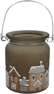 svícen na svíčku úzký, hnědý MOREX