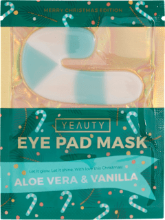 Augenpads X-Mas Candy Stange Aloe Vera & Vanilla (1 Paar) Yeauty