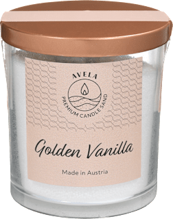 Dišeča sveča v granulah Golden Vanilla AVELA