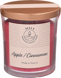 Dišeča sveča v granulah Apple Cinnamon AVELA