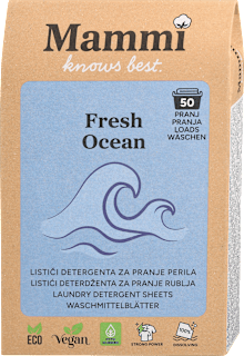 Detergent v lističih za pranje perila Fresh Ocean Mammi