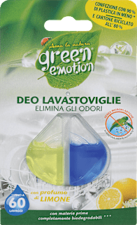 Osvežilec za pomivalni stroj z vonjem limone Green emotion