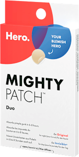 Plasturi hidrocoloidali pentru acnee duo Hero.