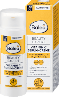 Gesichtsserum Beauty Expert Vitamin C Serum-Creme LSF 30 Balea