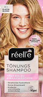 Tönungsshampoo Platinblond 8.1 réell‘e