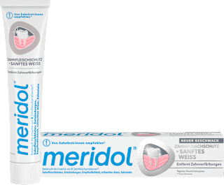 Zahnpasta Zahnfleischschutz sanftes Weiss meridol