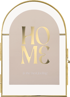 Metall Bilderrahmen Bogen 10x15 schwarz Paradies