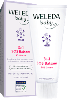 Baby Hautbalsam Med SOS 3in1 Malve WELEDA baby