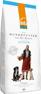 Trockenfutter Hundewelpe mit Bio-Geflügel, Junior Defu