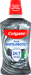 Płyn do płukania jamy ustnej Plax Fresh & Protect Charcoal  Colgate