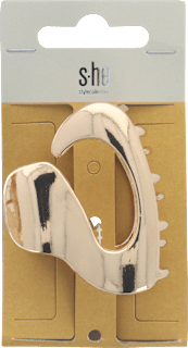 Щипка за коса, златиста  s-he stylecollection