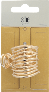 Аксесоар щипка за опашка, златист цвят s-he stylecollection