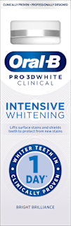 zubní pasta 3D White Clinical Bright Brilliance Oral-B
