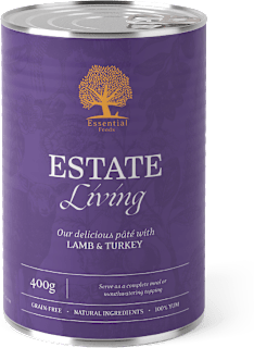 Пастет за кучета Estate Living с агнешко и пуешко Essential Foods