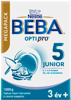 OPTIpro 5 JUNIOR Tejalapú italpor vitaminokkal és ásványi anyagokkal 3 év+ Nestlé BEBA