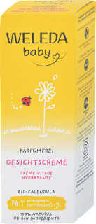 Nechtíkový pleťový krém bez parfumácie WELEDA baby