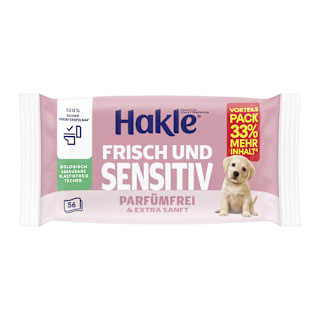 Feuchtes Toilettenpapier Frisch und Sensitiv Vorteilspack  Hakle