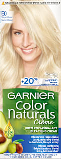 E0 Superblond, odżywczy krem rozjaśniający, intensywne rozjaśnienie GARNIER Color naturals