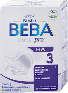 Mliečny nápoj pre malé deti EXPERTpro HA 3 BEBA