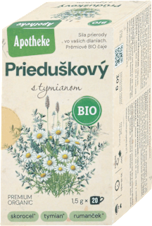 Bio Prieduškový čaj s tymianom Apotheke