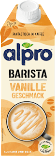 Hafer-Sojadrink Barista Vanille Geschmack alpro